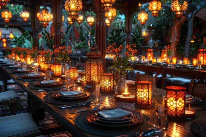 ramadan decoration in hotel by duo star technical servicrs llc