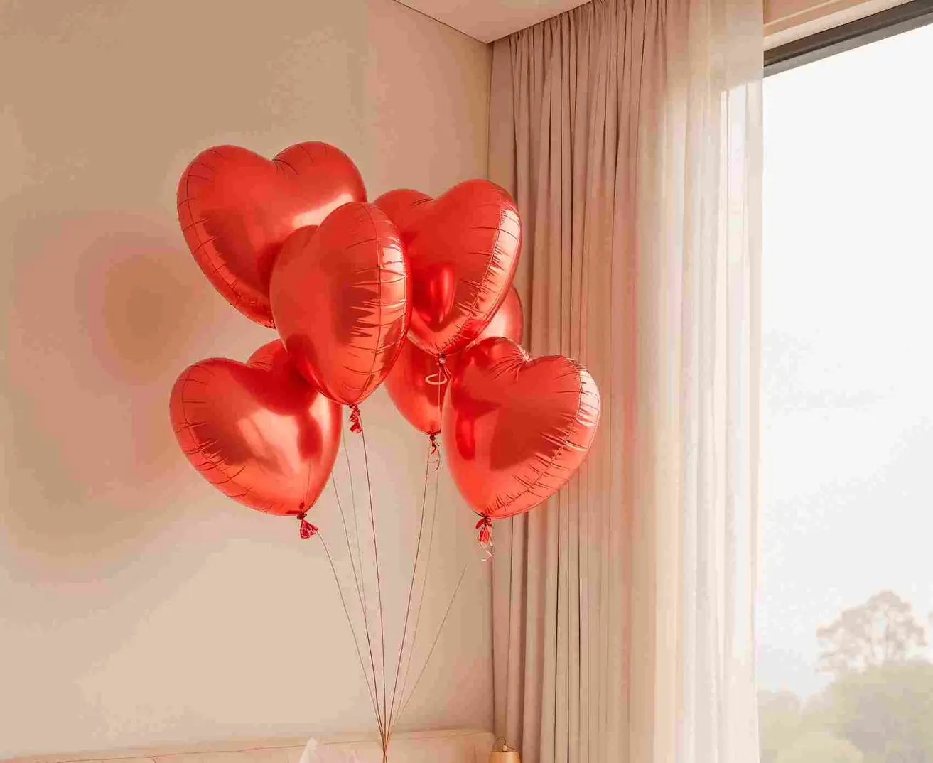 valentines day balloon decoration by duo star